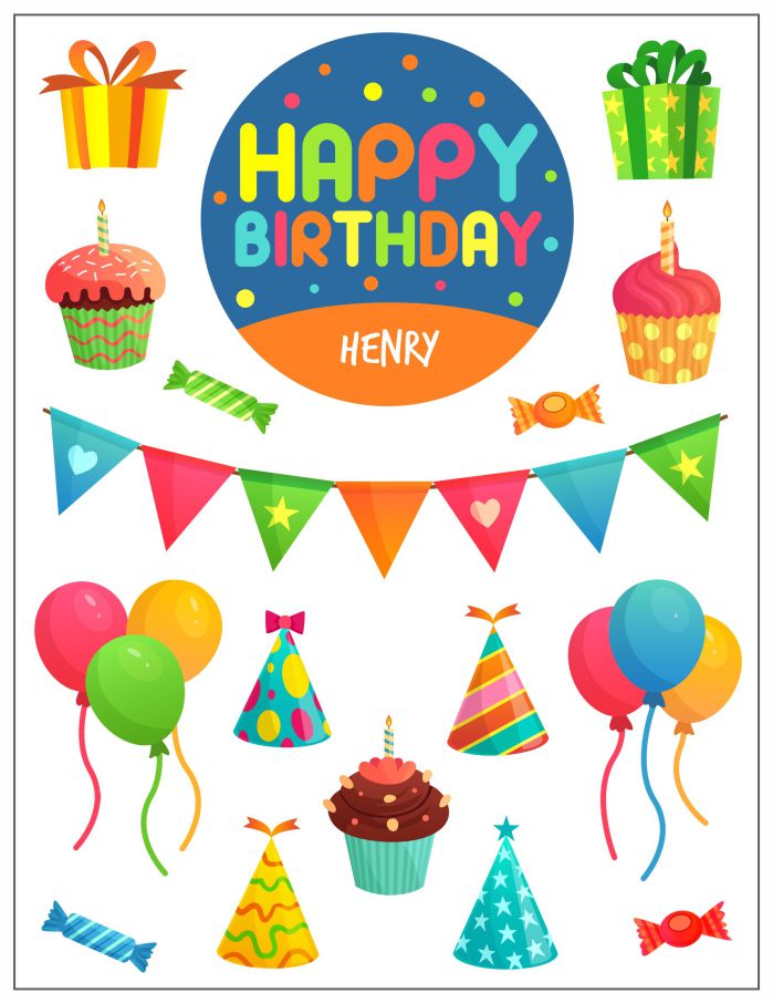 Happy Birthday Sticker Pack – Harvey Norman Photos
